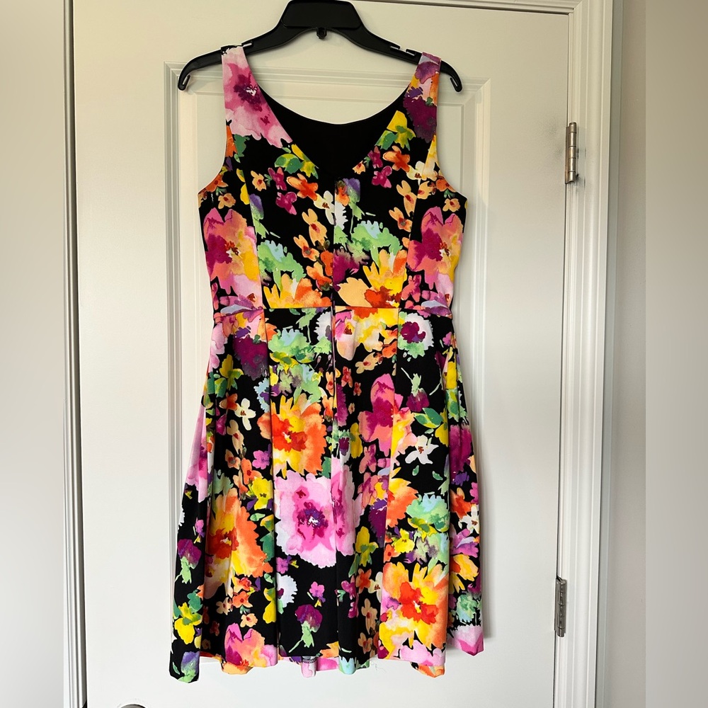 Bright floral dress from The Limited